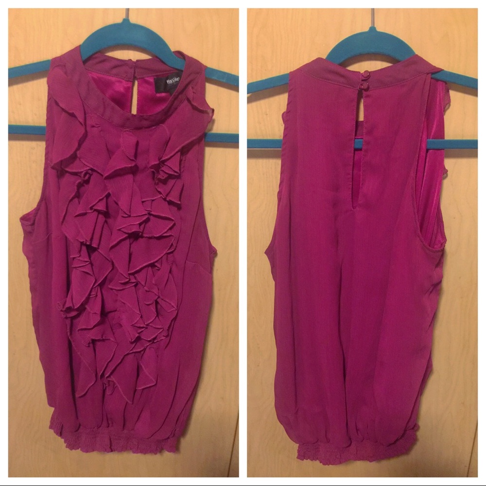 Mossimo Tank Top with Ruffles